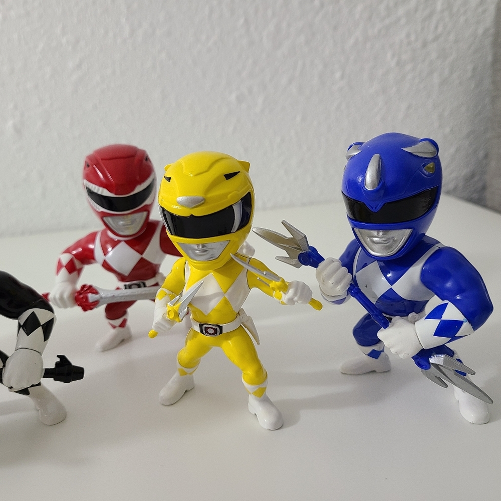 Jada Toys Metals Die Cast Power Rangers 4" classic collectible 7 figures - Picture 4 of 8